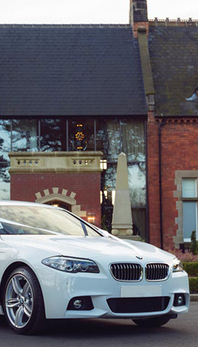 Cotswold Cars Wedding Service - White BMW
